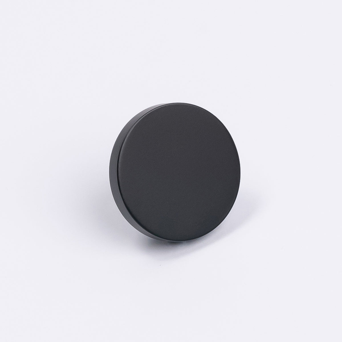 Matt Black Round Profile Cabinet Knob - Olivia - Manovella