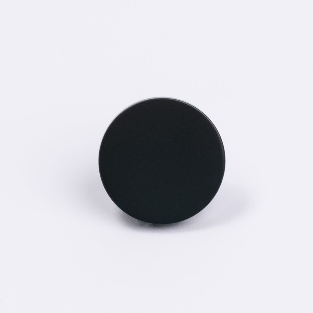Matt Black Round Profile Cabinet Knob - Olivia - Manovella