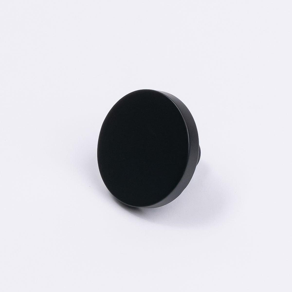Matt Black Round Profile Cabinet Knob - Olivia - Manovella