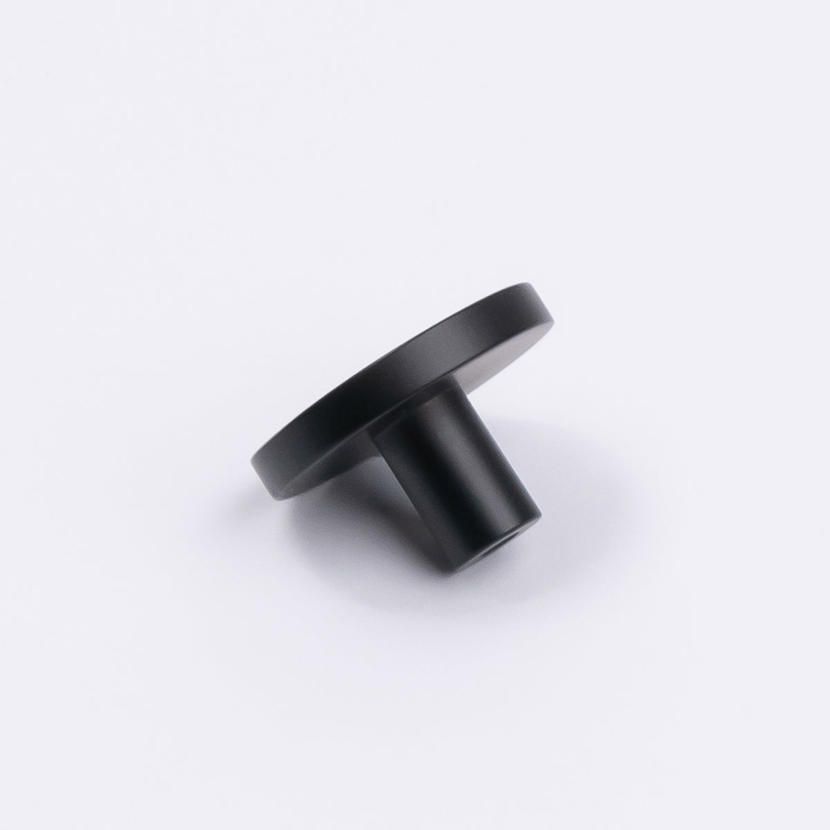 Matt Black Round Profile Cabinet Knob - Olivia - Manovella