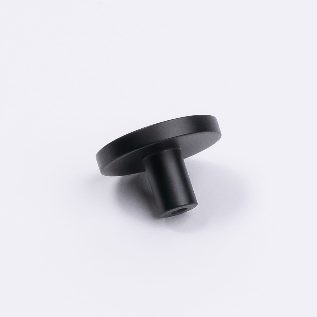 Matt Black Round Profile Cabinet Knob - Olivia - Manovella