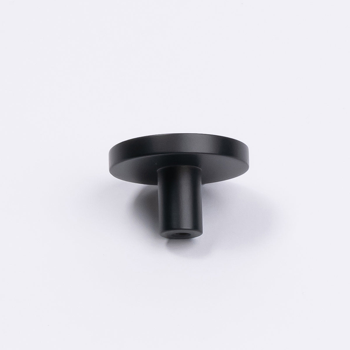 Matt Black Round Profile Cabinet Knob - Olivia - Manovella