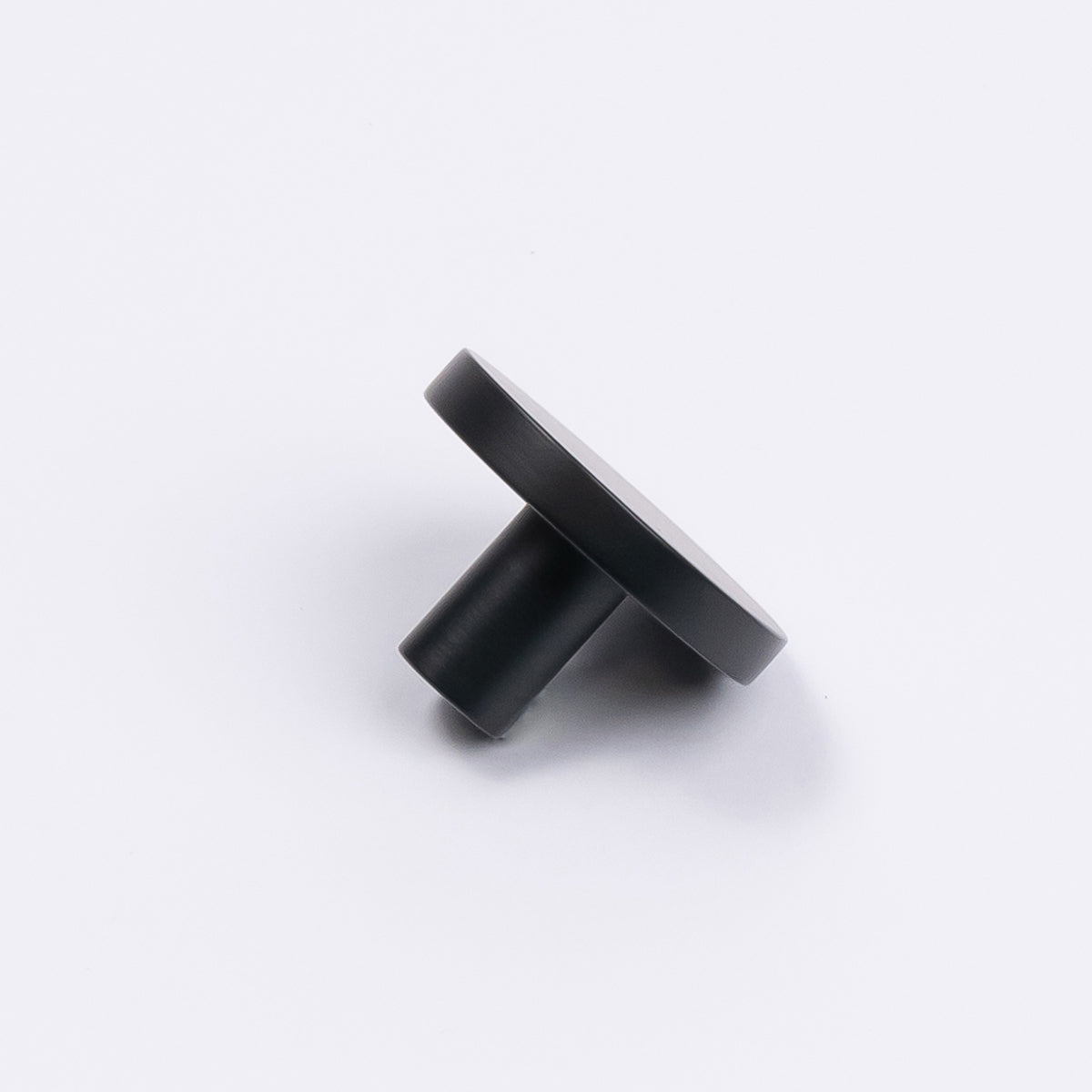 Matt Black Round Profile Cabinet Knob - Olivia - Manovella