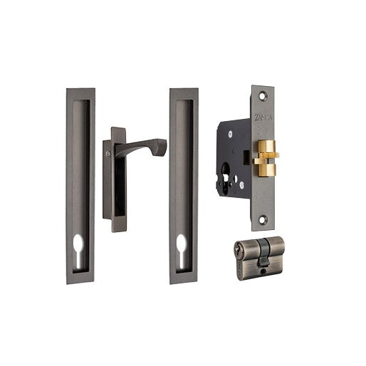 Verve Sliding Door Lock Kit By Zanda- Black or Stainless