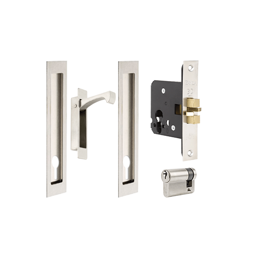 Verve Sliding Door Lock Kit By Zanda- Black or Stainless
