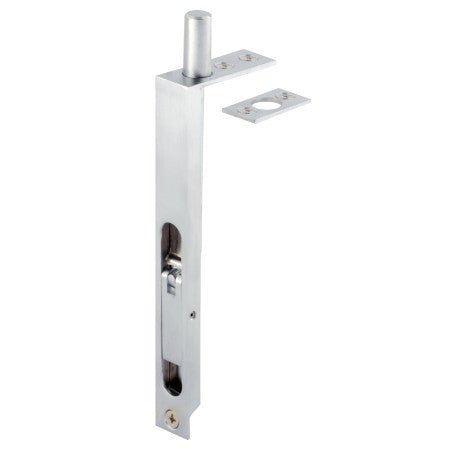150mm Flush Bolt - Satin Chrome By Gainsborough - Entry - Point - 6051SCC - Gainsborough