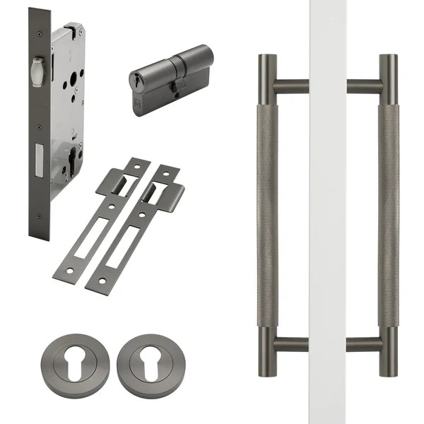 Gunmetal Roller Lock Kit - Charmian Pull - Manovella