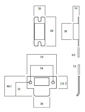 Lockwood Selector® 3772 Universal Mortice Lock