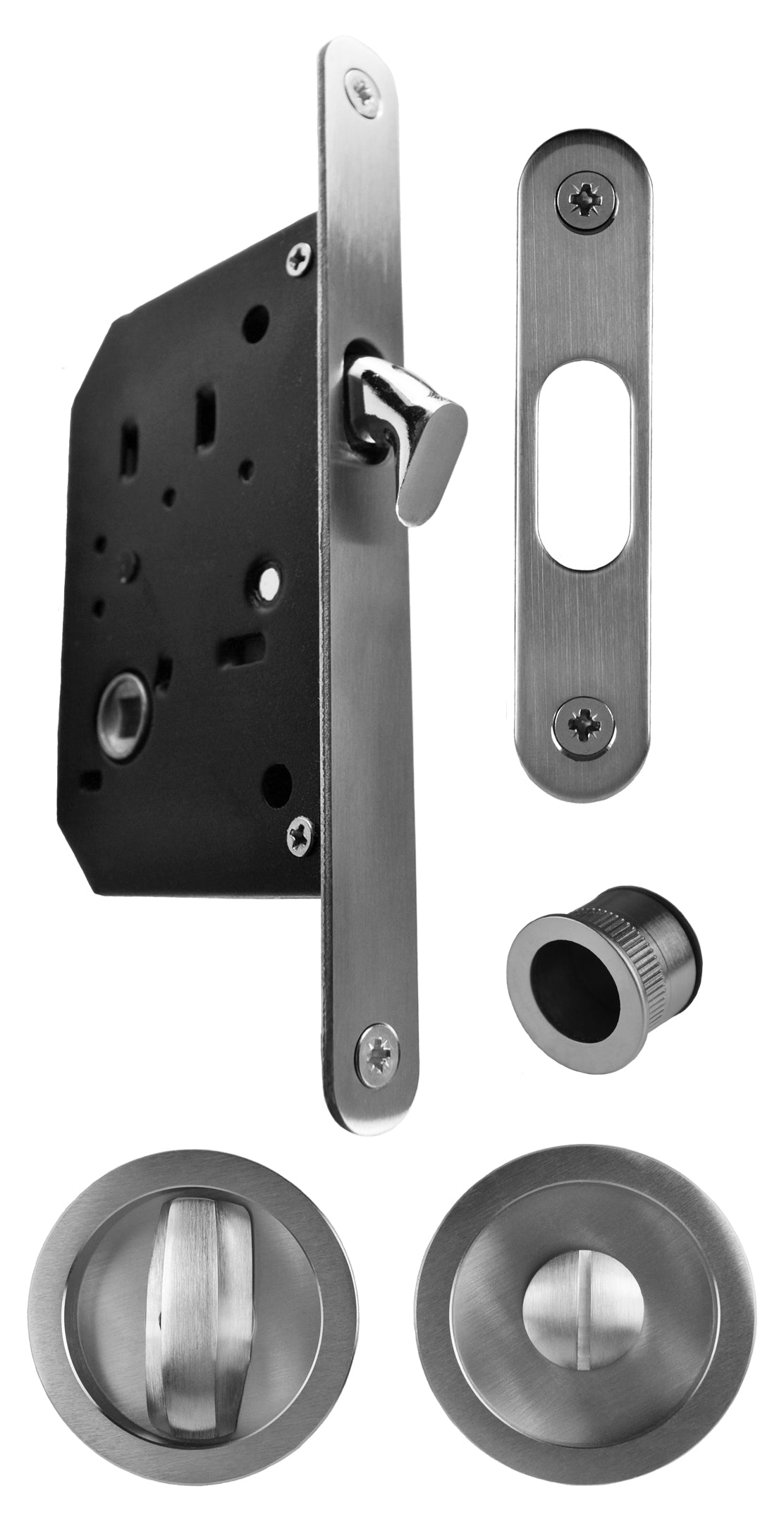 The 55B Round Privacy Flush Pull Set By Manital