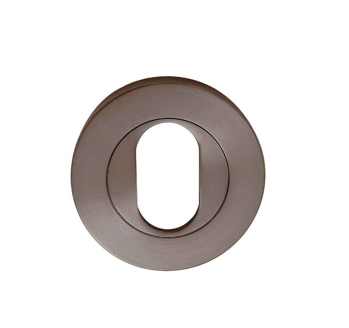 Oval Escutcheon (Single) Graphite Nickel By Zanda