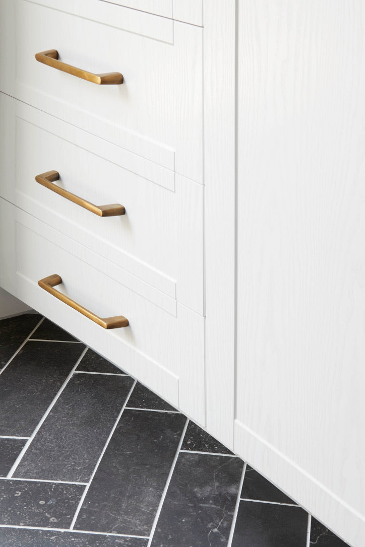 Surrey Handle - Acid Washed Brass By Hepburn