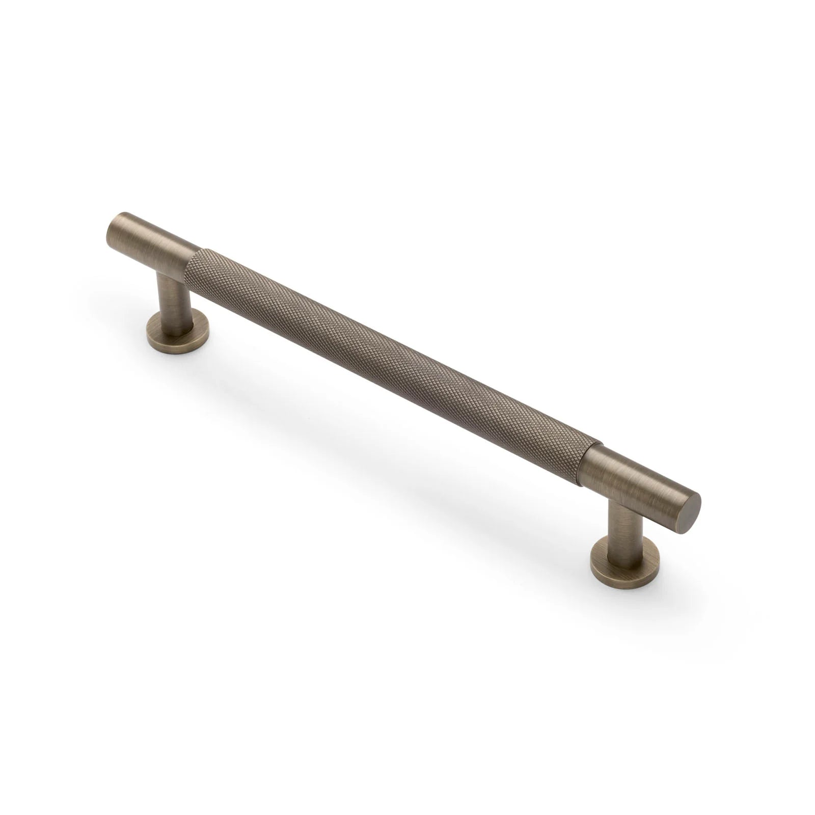 Aged Brass Knurled Appliance/Door Pull - Charmian - Manovella