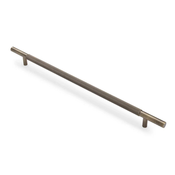Aged Brass Knurled Appliance/Door Pull - Charmian - Manovella