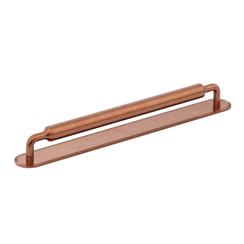 Barwick Plain Appliance Pull with Backplate By Armac Martin