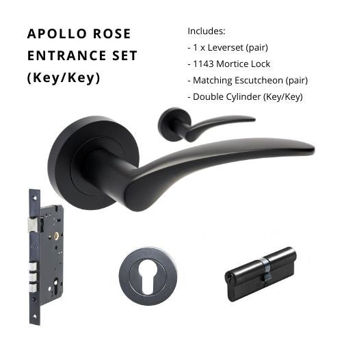 The Apollo Handle By Zanda - Matt Black