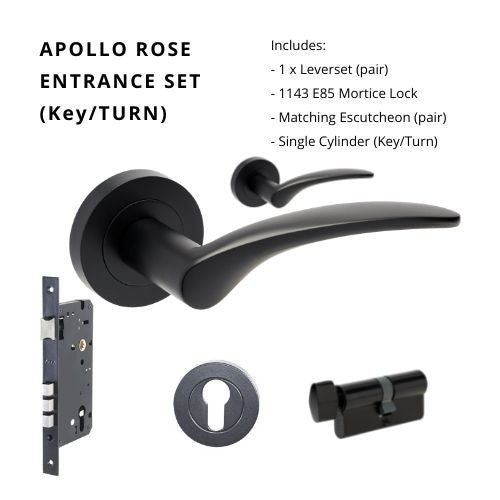 The Apollo Handle By Zanda - Matt Black