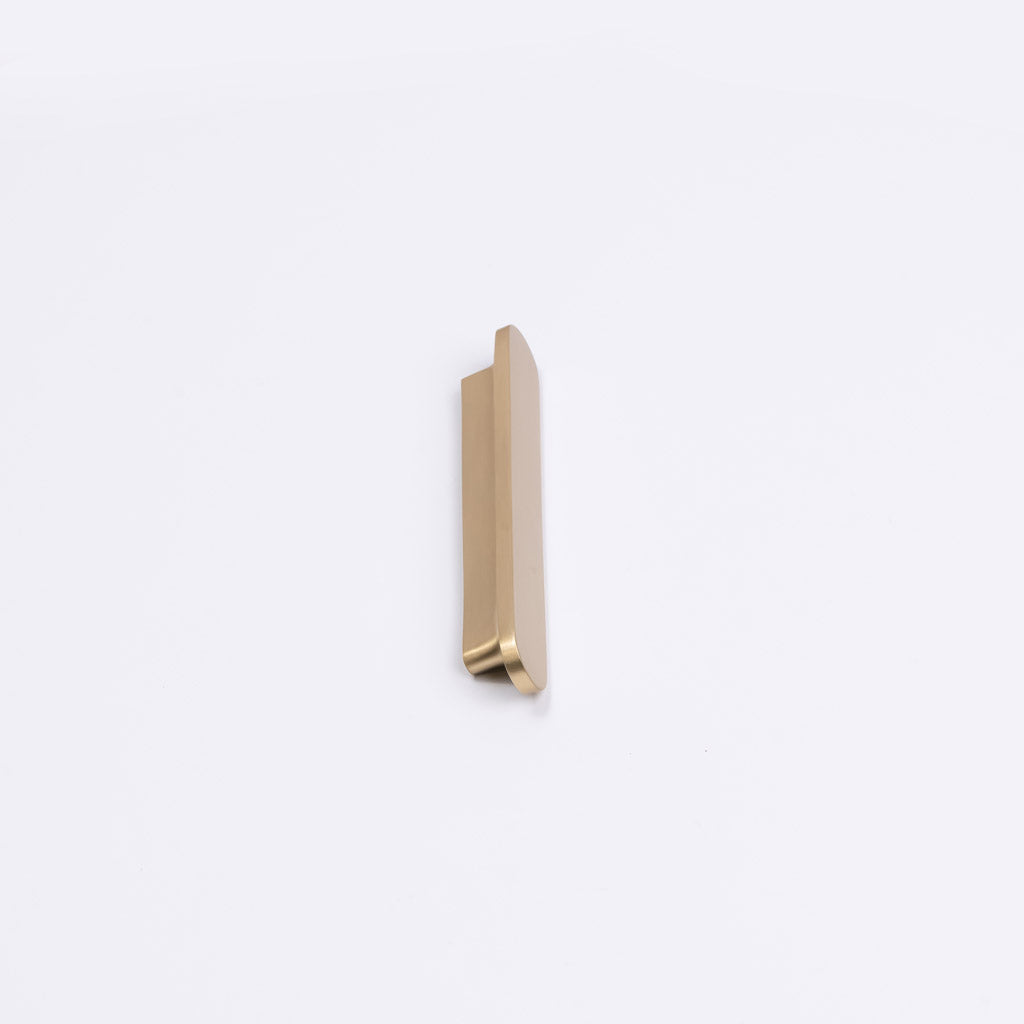 Brushed Brass Oval Profile Cabinet Pull - Imogen - Manovella
