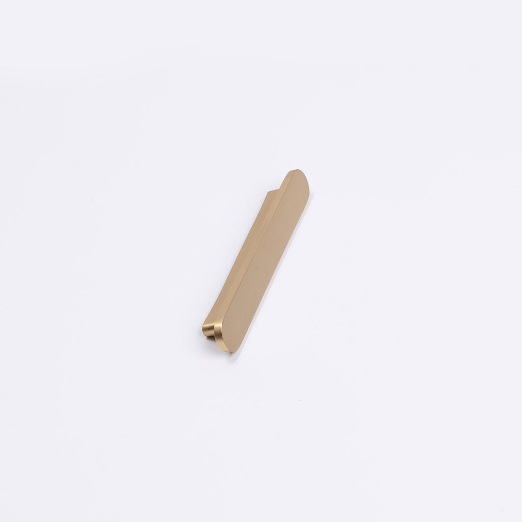 Brushed Brass Oval Profile Cabinet Pull - Imogen - Manovella