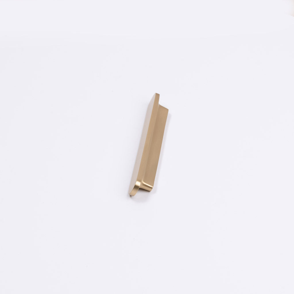 Brushed Brass Oval Profile Cabinet Pull - Imogen - Manovella