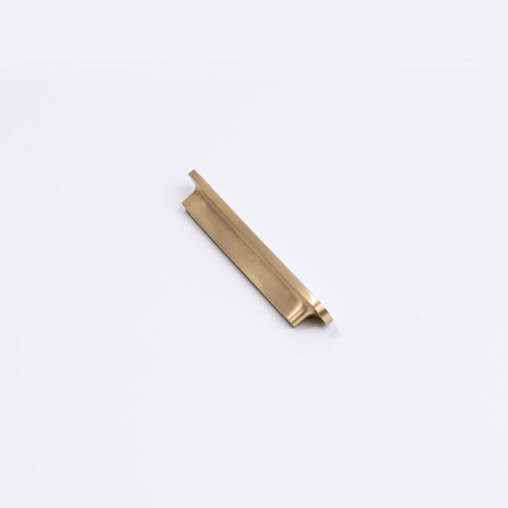 Brushed Brass Oval Profile Cabinet Pull - Imogen - Manovella