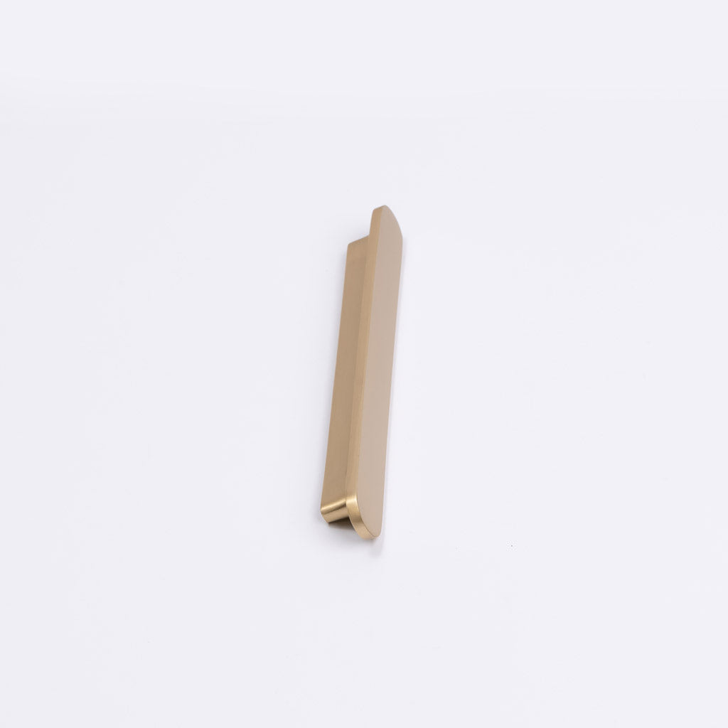 Brushed Brass Oval Profile Cabinet Pull - Imogen - Manovella