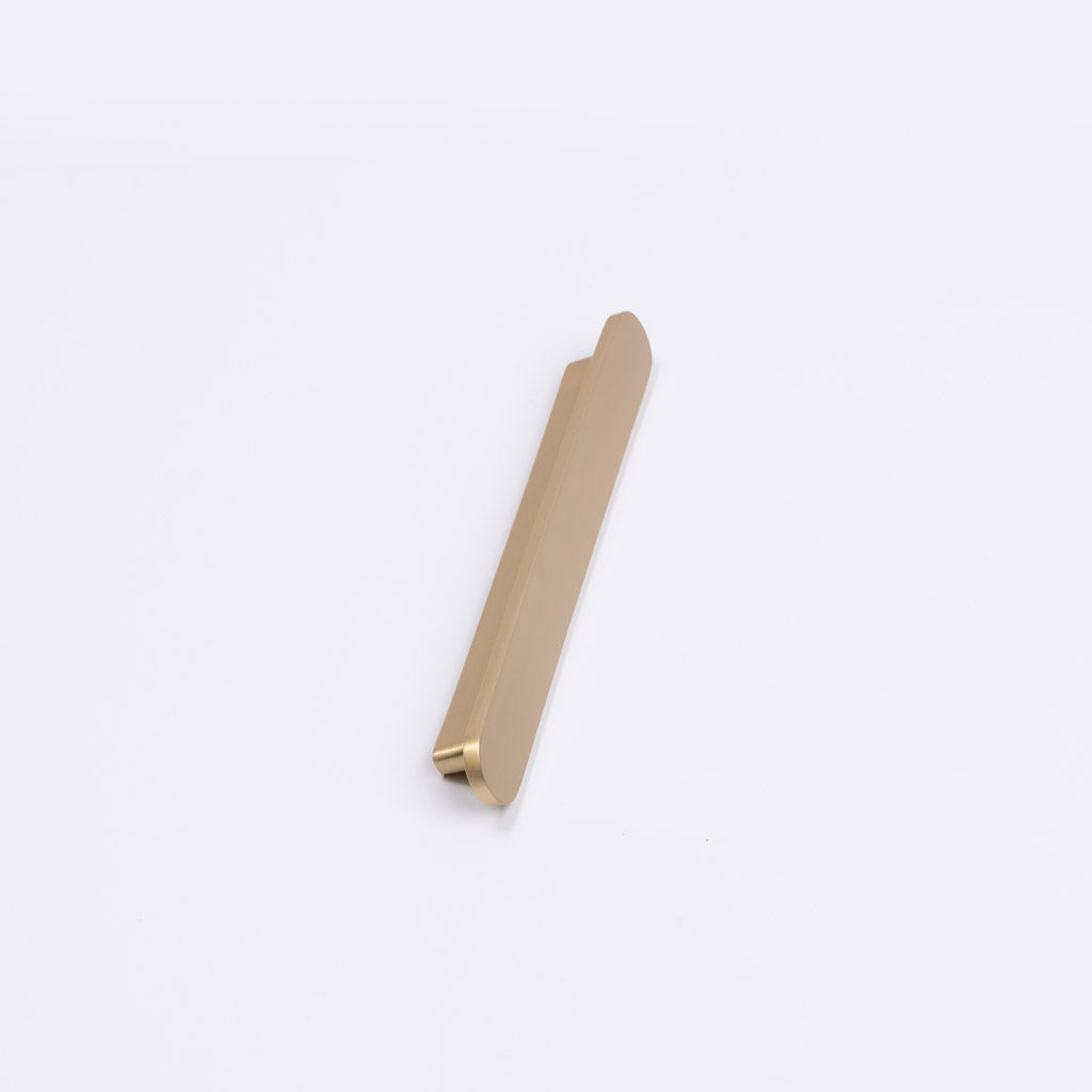 Brushed Brass Oval Profile Cabinet Pull - Imogen - Manovella