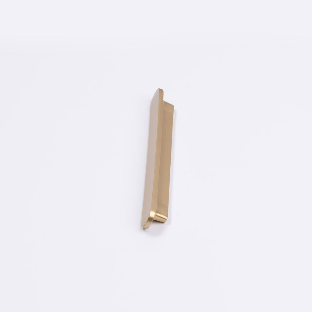 Brushed Brass Oval Profile Cabinet Pull - Imogen - Manovella