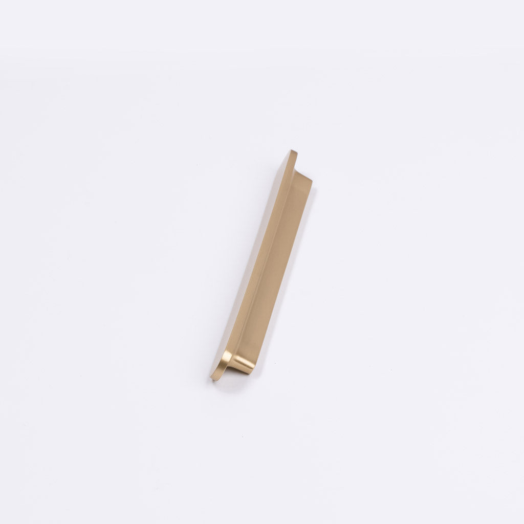 Brushed Brass Oval Profile Cabinet Pull - Imogen - Manovella