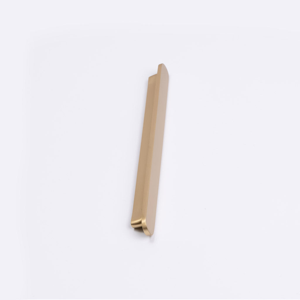 Brushed Brass Oval Profile Cabinet Pull - Imogen - Manovella
