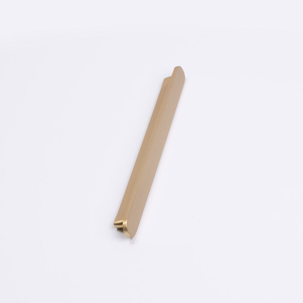 Brushed Brass Oval Profile Cabinet Pull - Imogen - Manovella