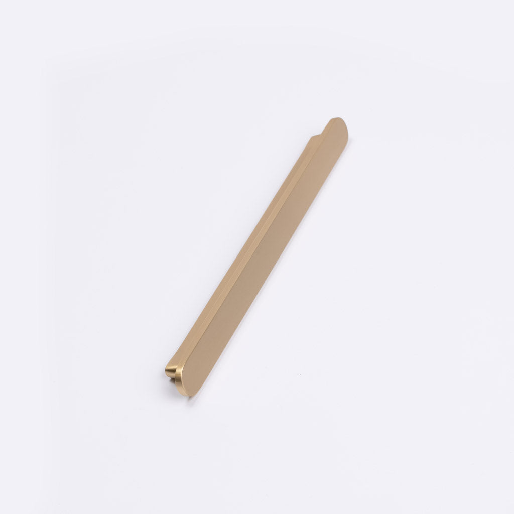 Brushed Brass Oval Profile Cabinet Pull - Imogen - Manovella
