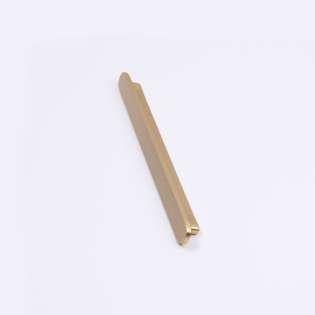 Brushed Brass Oval Profile Cabinet Pull - Imogen - Manovella