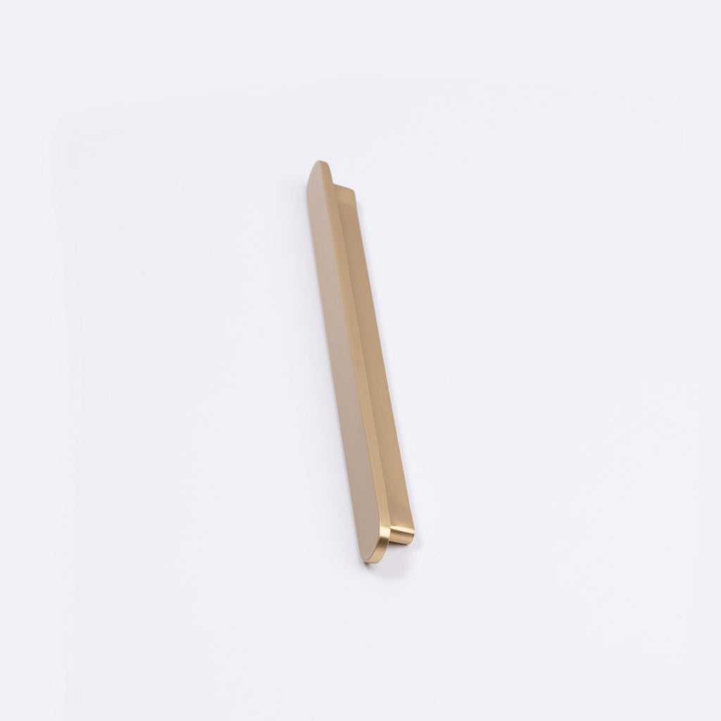 Brushed Brass Oval Profile Cabinet Pull - Imogen - Manovella