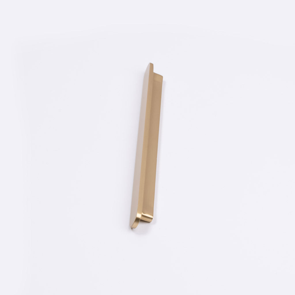 Brushed Brass Oval Profile Cabinet Pull - Imogen - Manovella