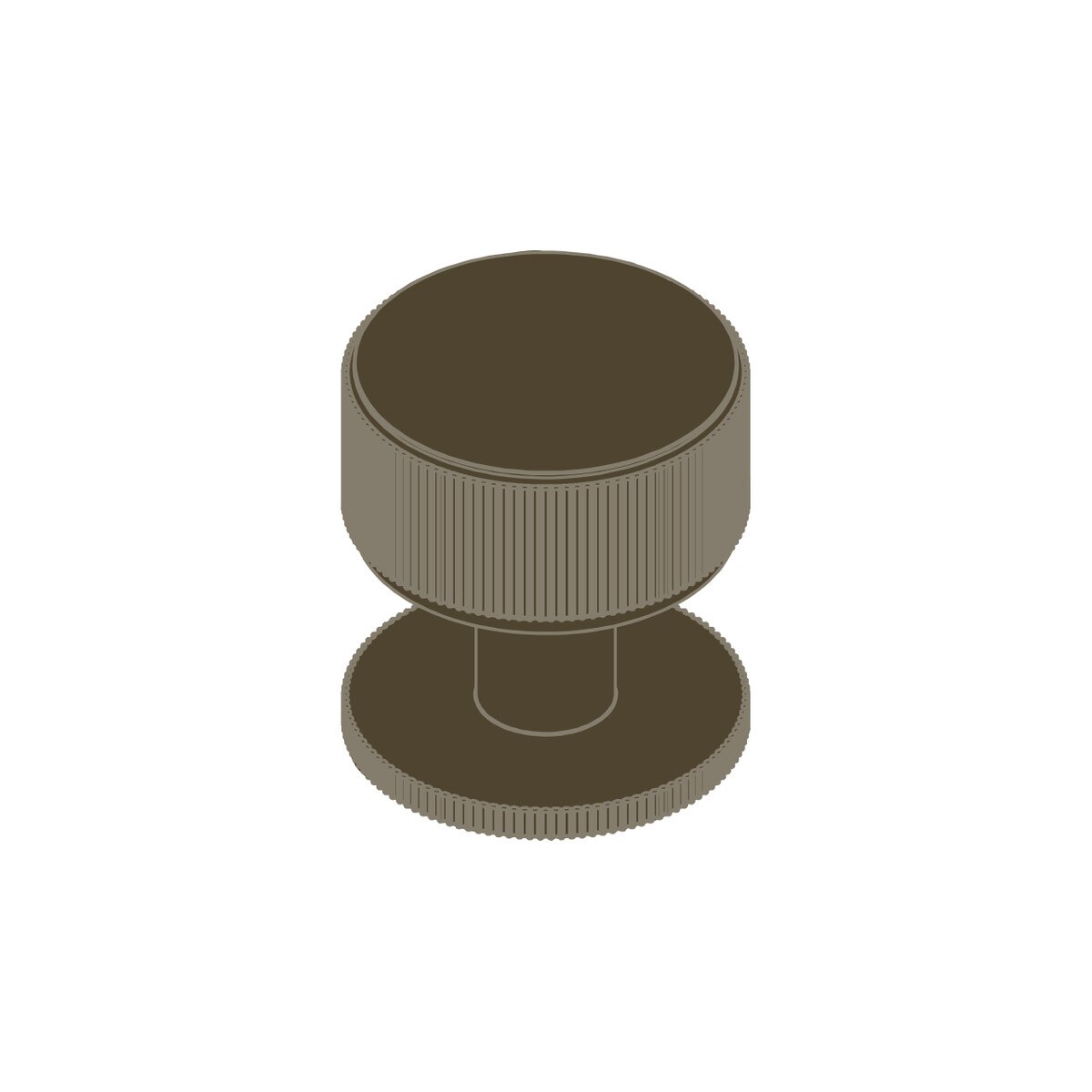 The Belgravia Lined Round Knob By Momo