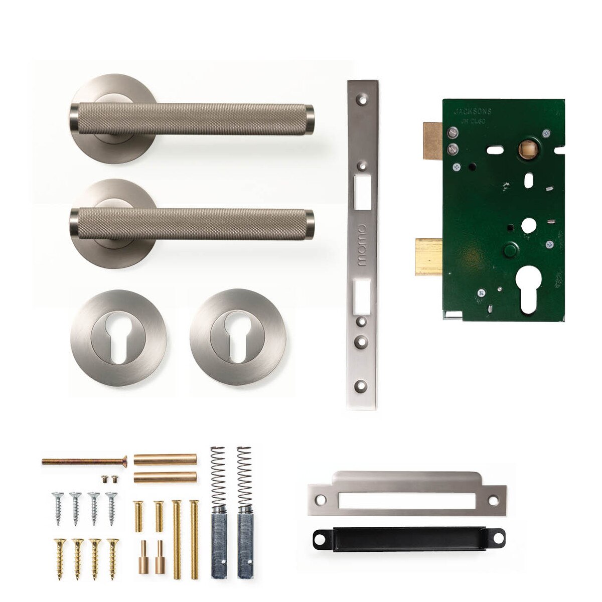 Momo Bellevue Knurled - Solid Brass Handle Sets