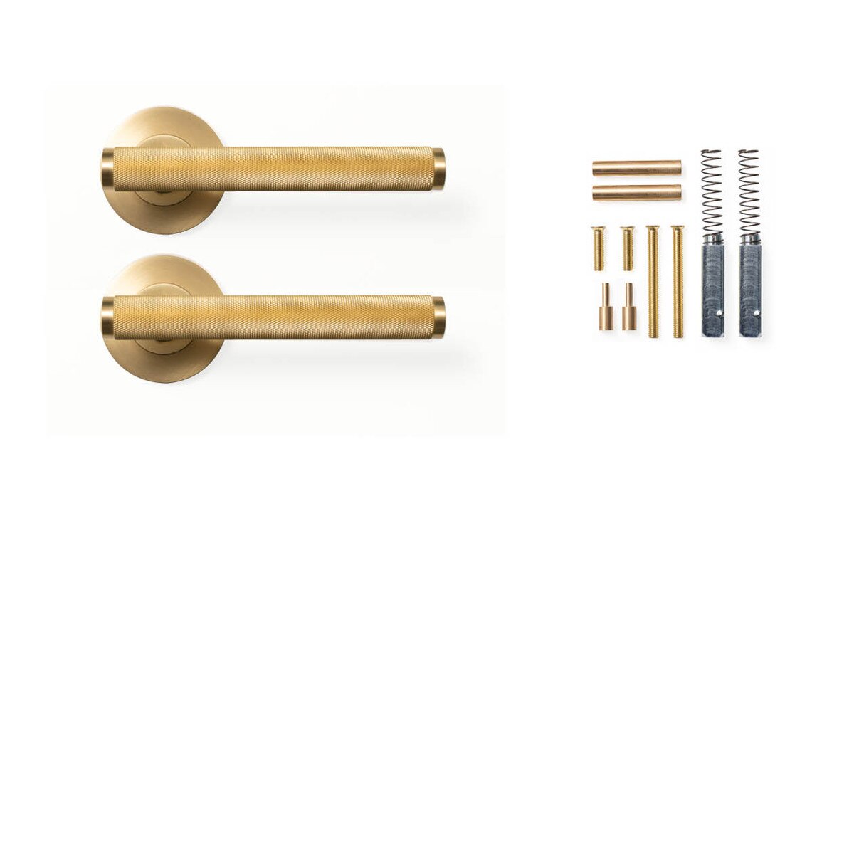 Momo Bellevue Knurled - Solid Brass Handle Sets