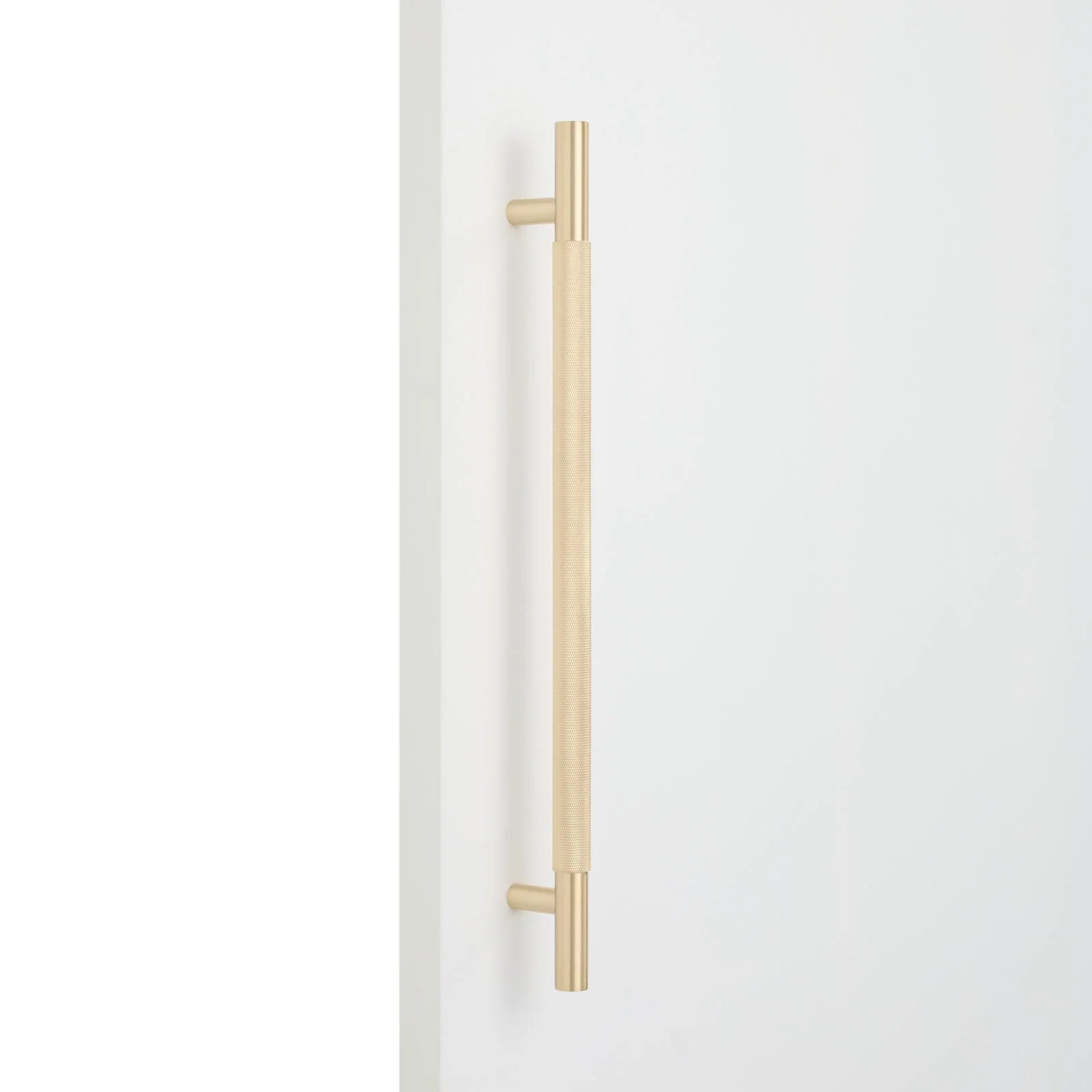 Brushed Brass Knurled Appliance/Door Pull - Charmian - Manovella