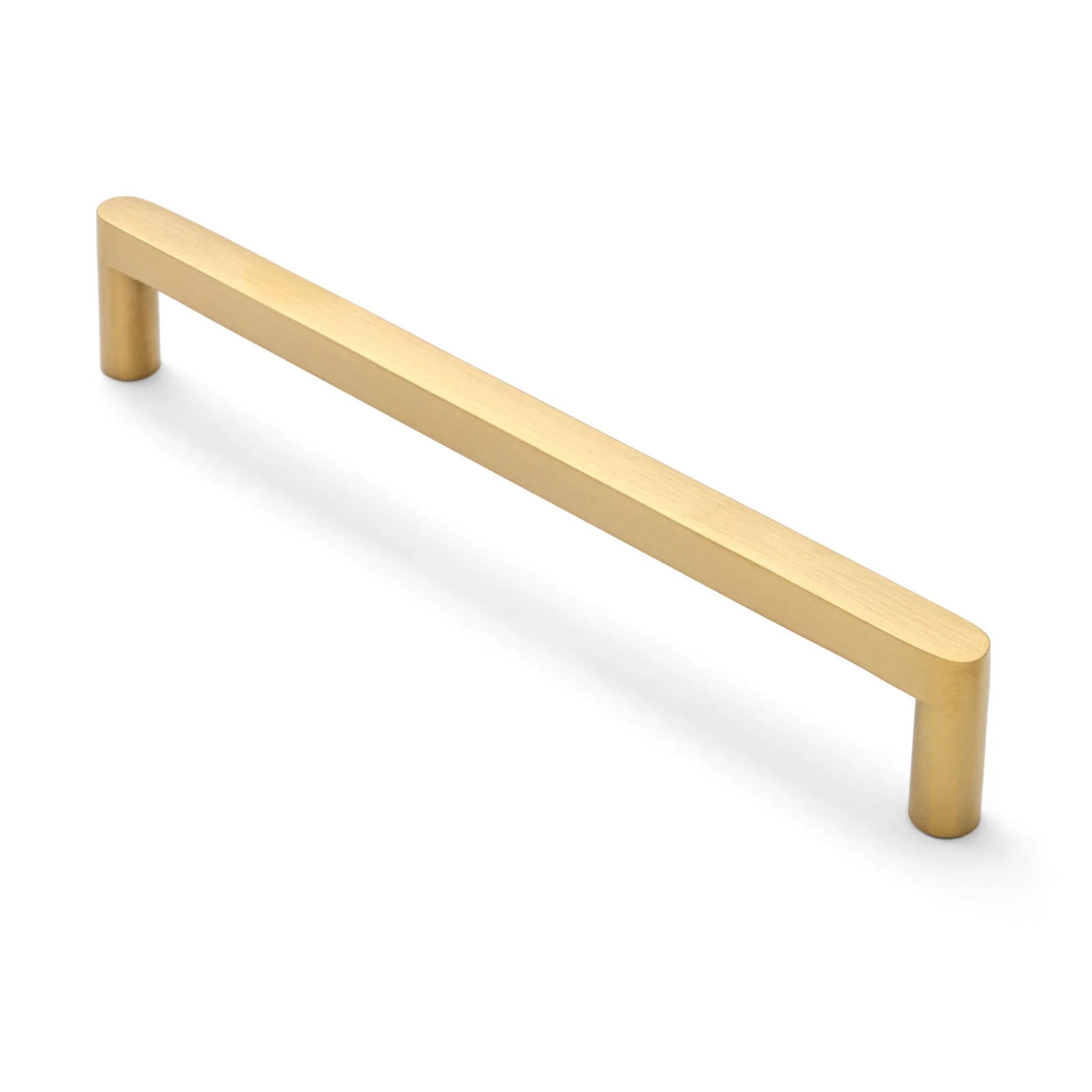 Brushed Brass PVD Straight Profile Cabinet Pull - Clio - Manovella