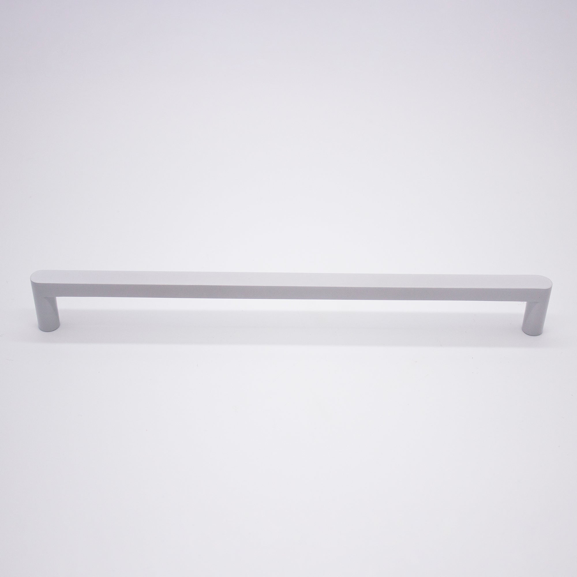 White Straight Profile Cabinet Pull - Clio - Manovella