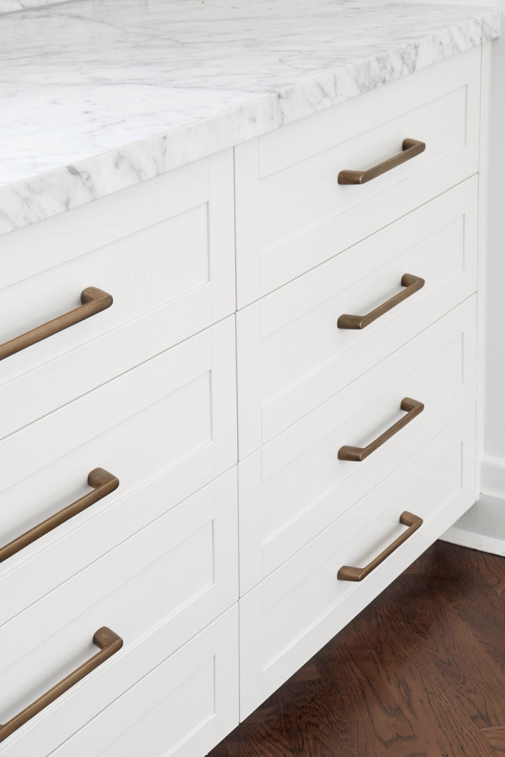 Surrey Handle - Acid Washed Brass By Hepburn