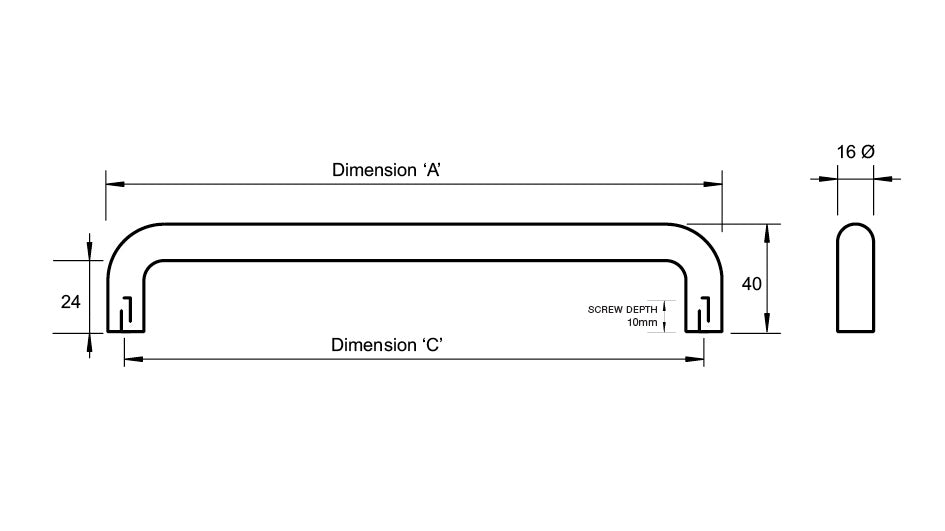 E2087 Enna Handle by Kethy - Adaptable Housing