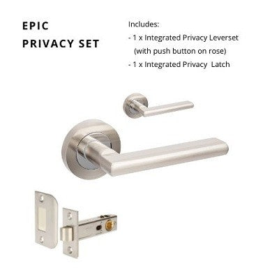 The Epic Handle By Zanda - Brushed Nickel/Chrome Plated