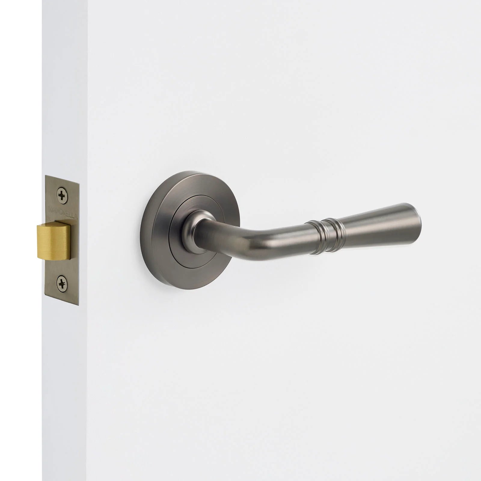 Gunmetal Passage Door Handle - Lexton - Manovella