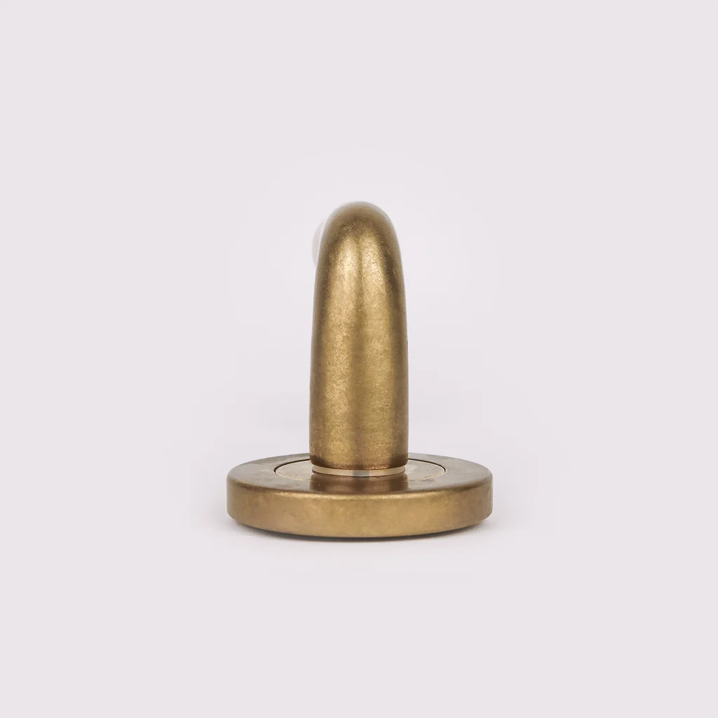 Clover Door Lever - Acid Washed Brass By Hepburn