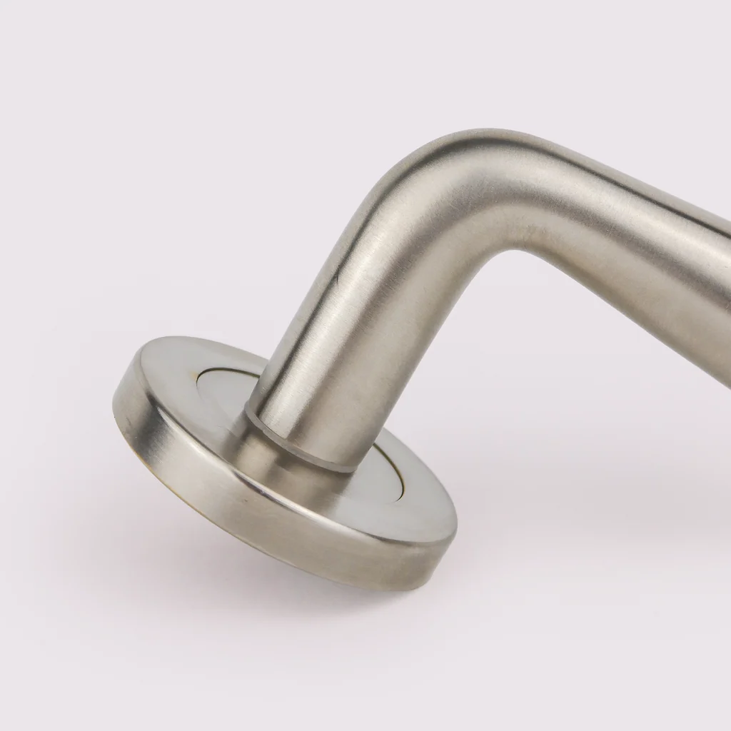Clover Door Lever - Satin Nickel By Hepburn