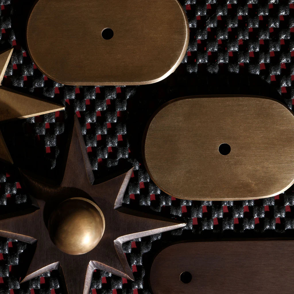 Star Knob Backplate - Antique Bronze by Hepburn