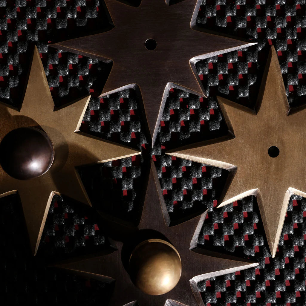 Star Knob Backplate - Antique Bronze by Hepburn