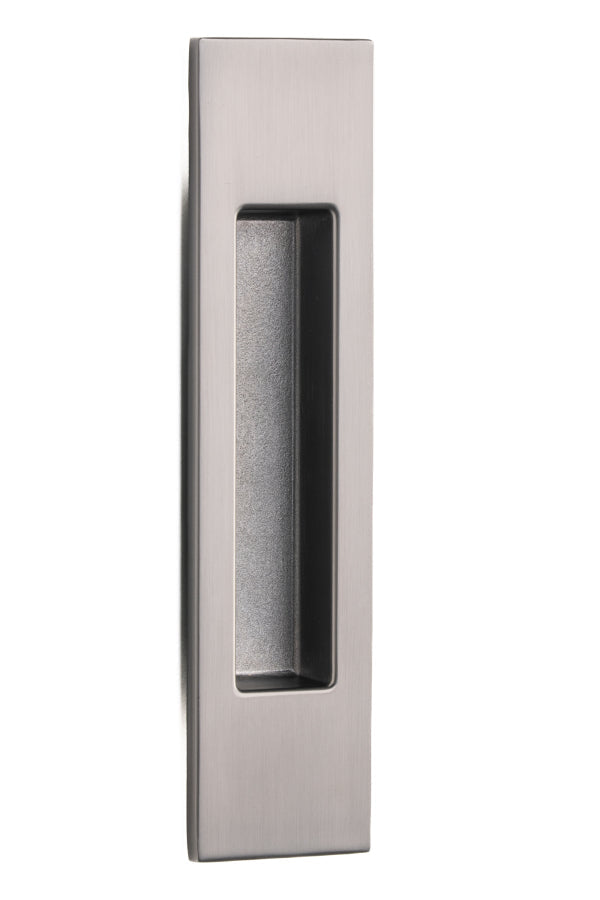 Straight Flush Pull (Single) – 152mm – Smooth Nickel