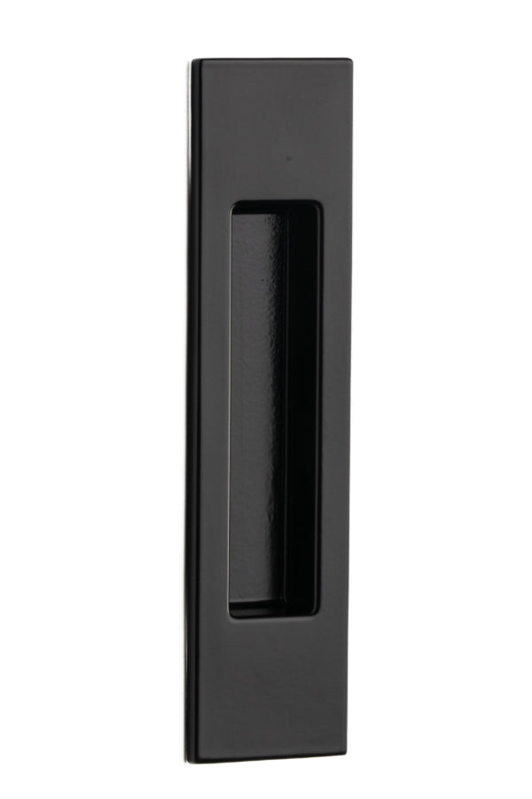 Straight Flush Pull (Single) – 152mm – Smooth Black